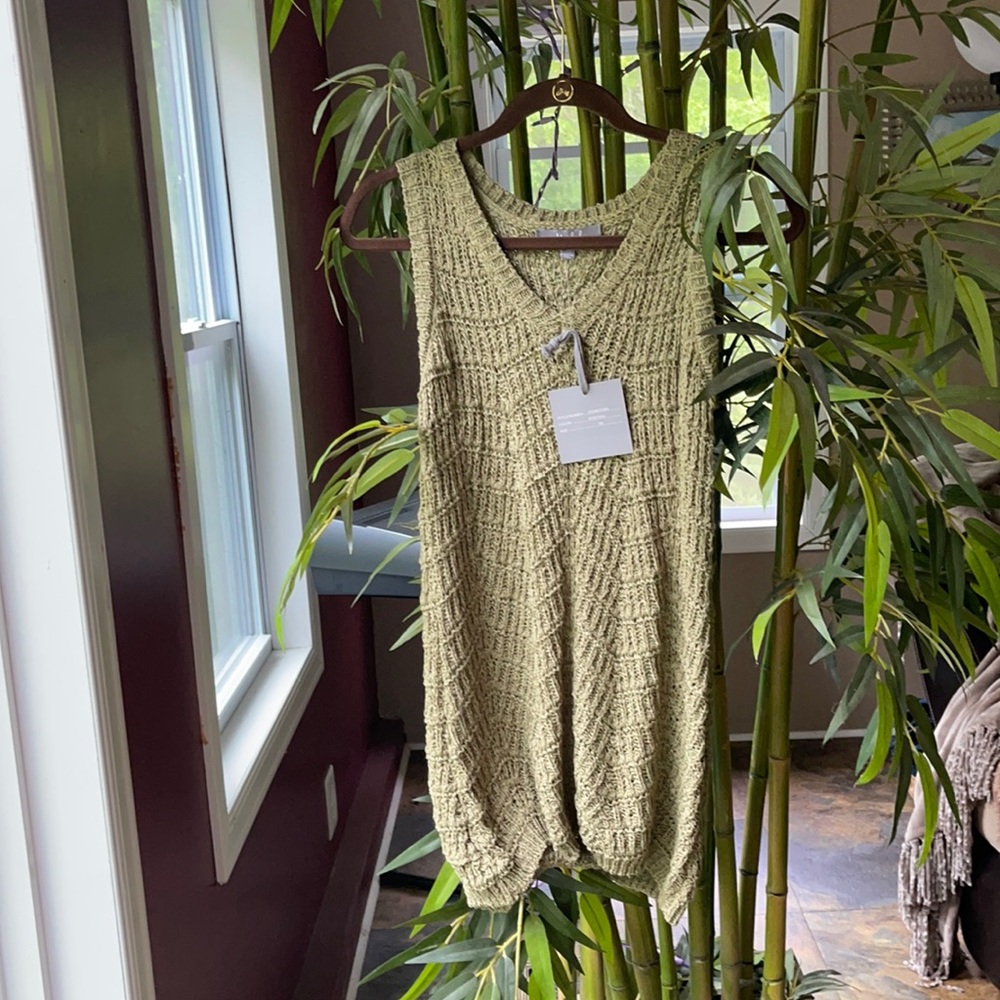 Marled v-neck top/tunic